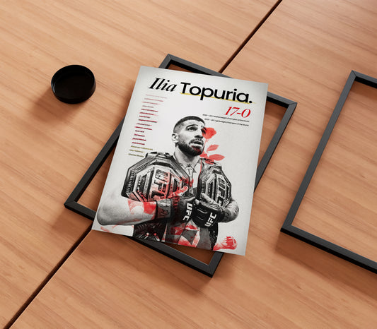 Ilia Topuria Poster
