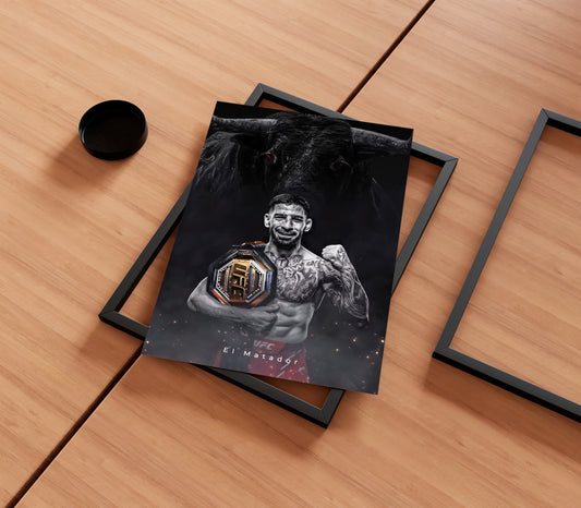 Ilia Topuria Poster