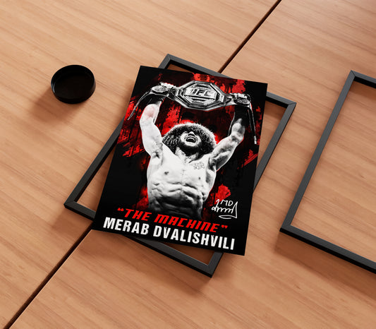 Merab Dvalishvili Poster