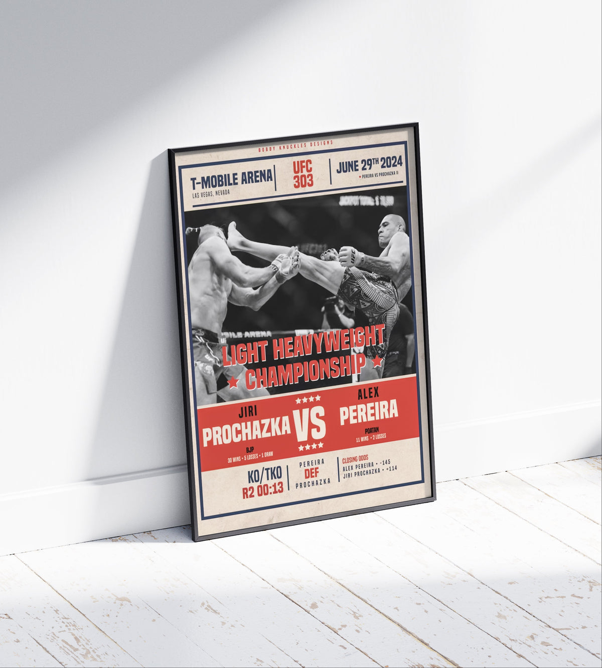 Alex Pereira Vs Jiri Prochazka Poster