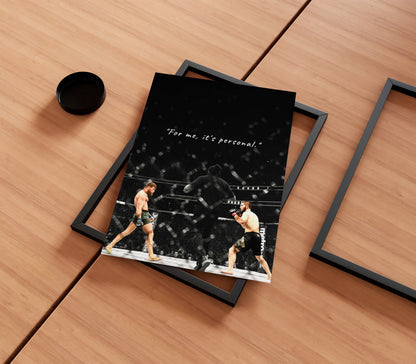 Conor McGregor & Khabib Nurmagomedov Poster