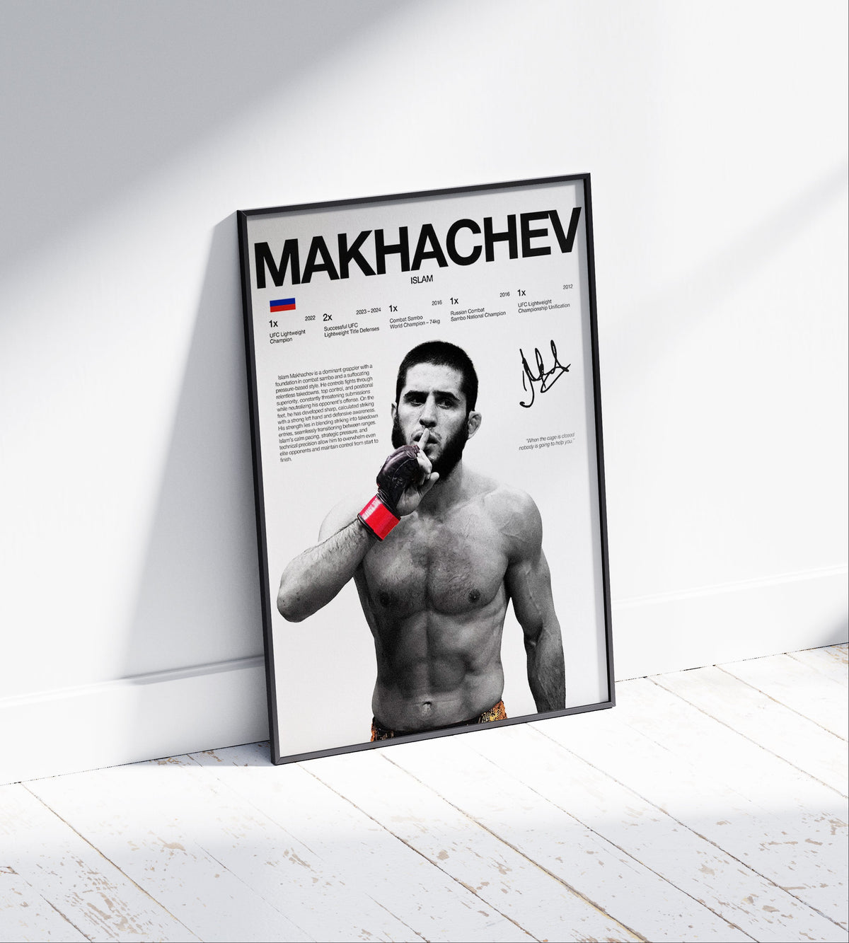 Islam Makhachev Poster