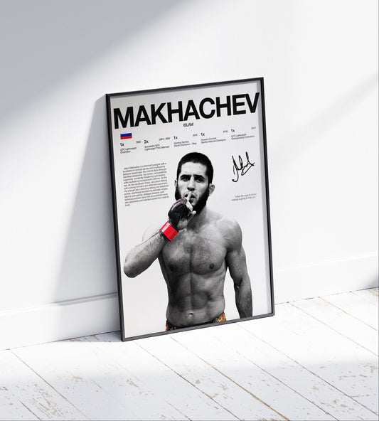 Islam Makhachev Poster