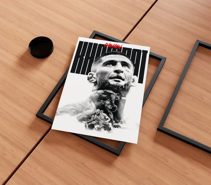 Khamzat Chimaev Poster
