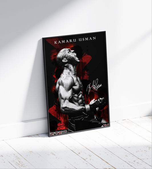 Kamaru Usman Poster