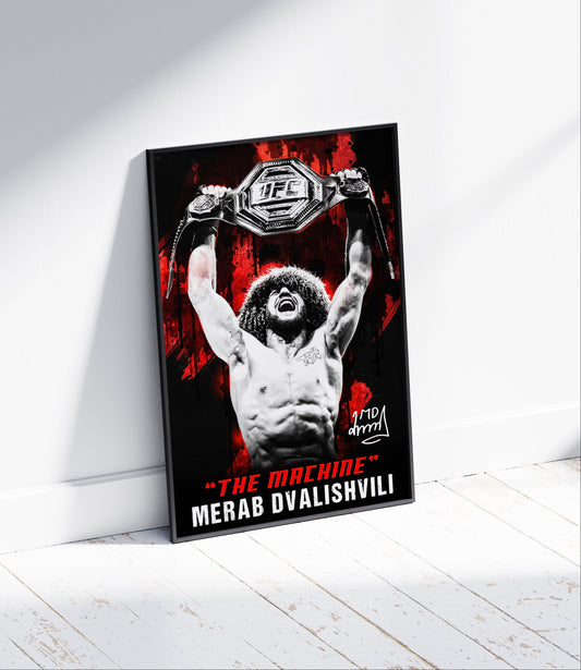 Merab Dvalishvili Poster