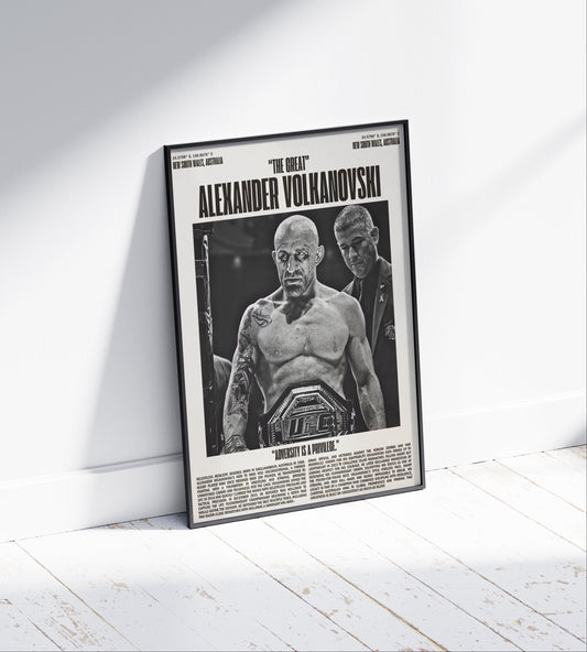 Alexander Volkanovski Poster