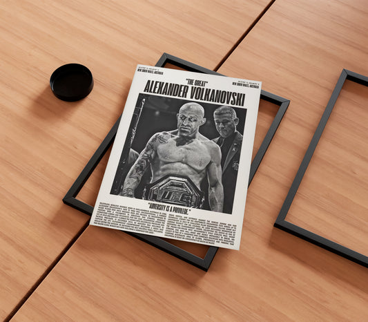 Alexander Volkanovski Poster