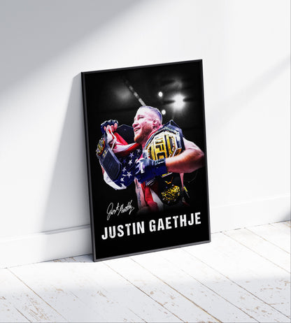 Justin Gaethje Poster