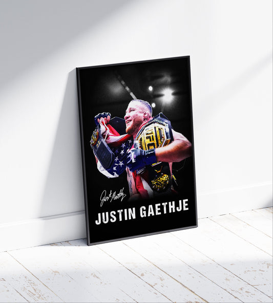 Justin Gaethje Poster