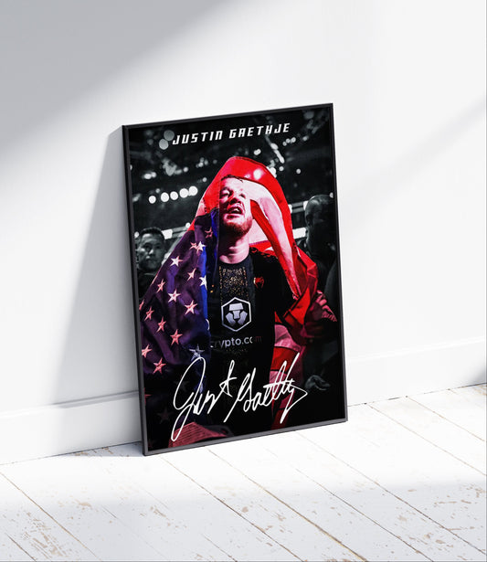 Justin Gaethje Poster