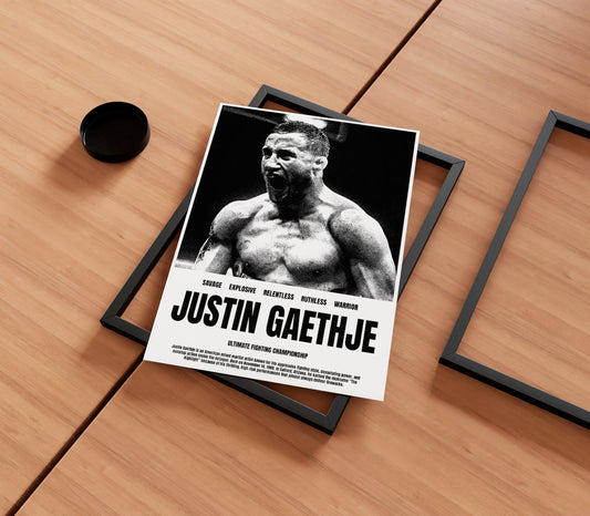 Justin Gaethje Poster
