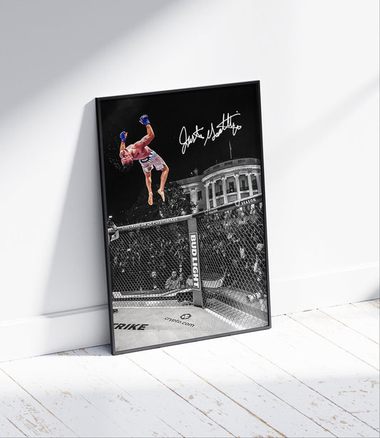 Justin Gaethje Poster