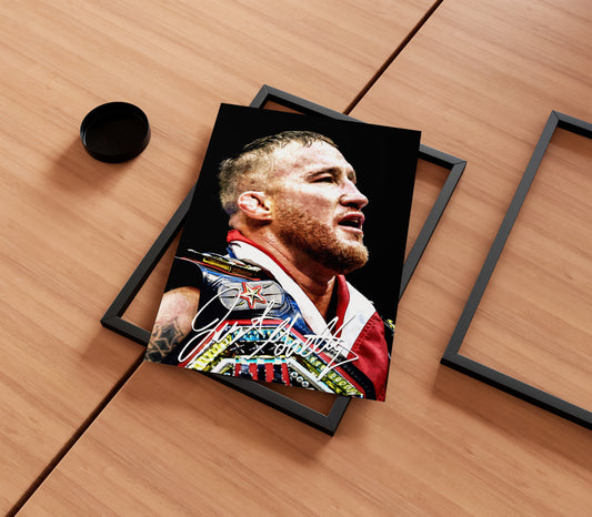 Justin Gaethje Poster