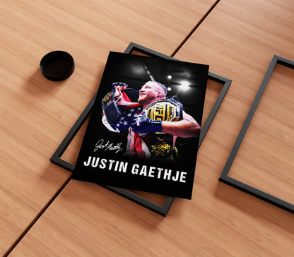 Justin Gaethje Poster