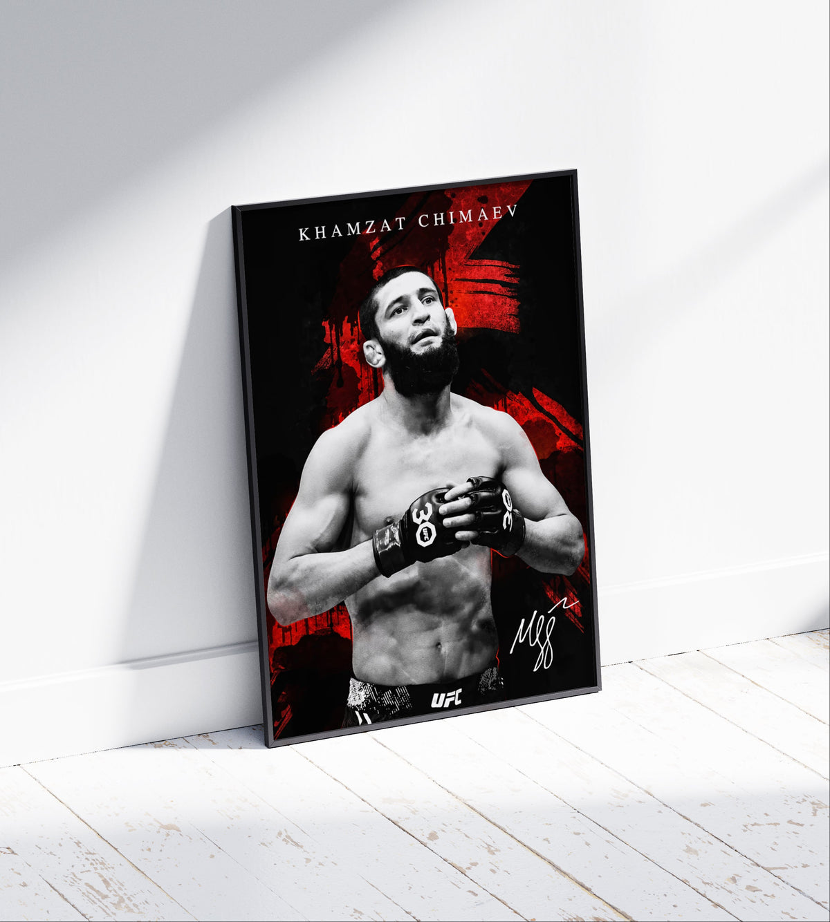 Khamzat Chimaev Poster