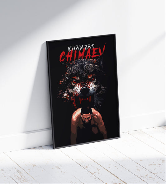 Khamzat Chimaev Poster