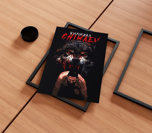 Khamzat Chimaev Poster