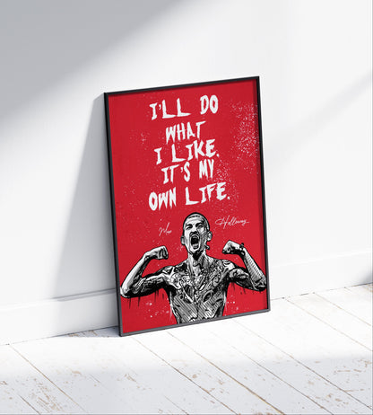 Max Holloway Poster