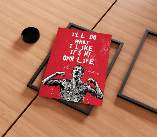 Max Holloway Poster