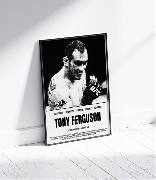 Tony Ferguson Poster
