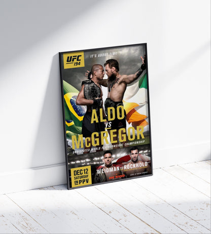 UFC 194 'Conor McGregor vs Jose Aldo' Poster