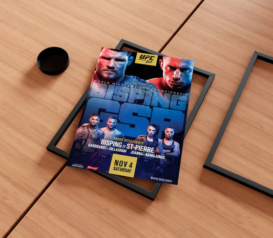 UFC 217 'Bisping vs GSP' Poster