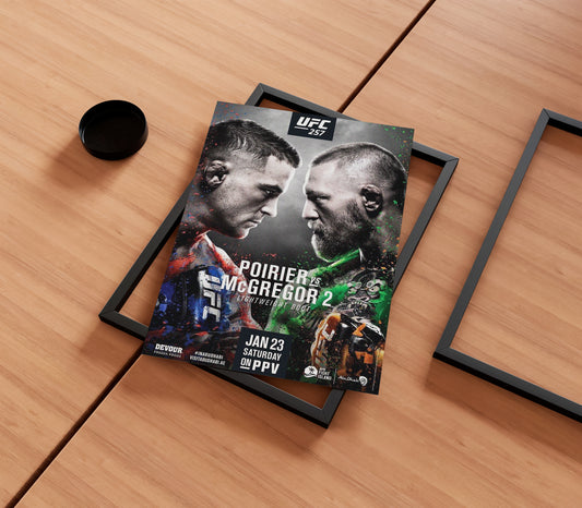 UFC 257 'Conor McGregor Vs Dustin Poirier 2' Poster